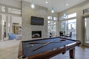 Billiards room